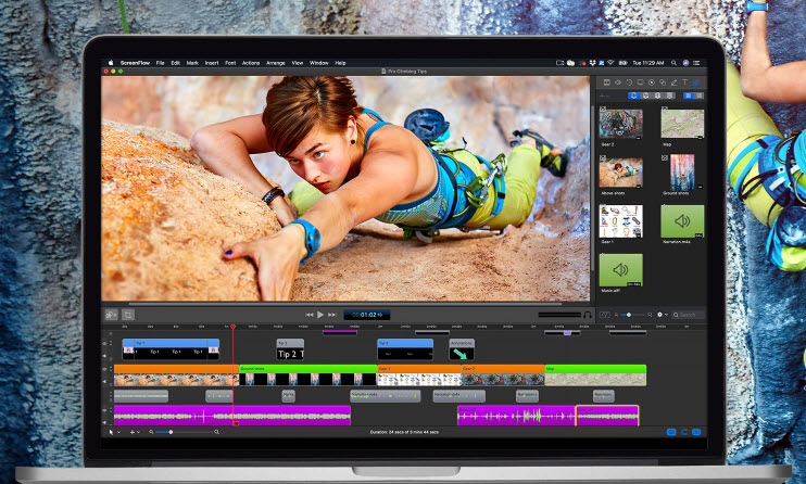 ScreenFlow Mac 1 - Top 8 Screen Recorder Software For Mac