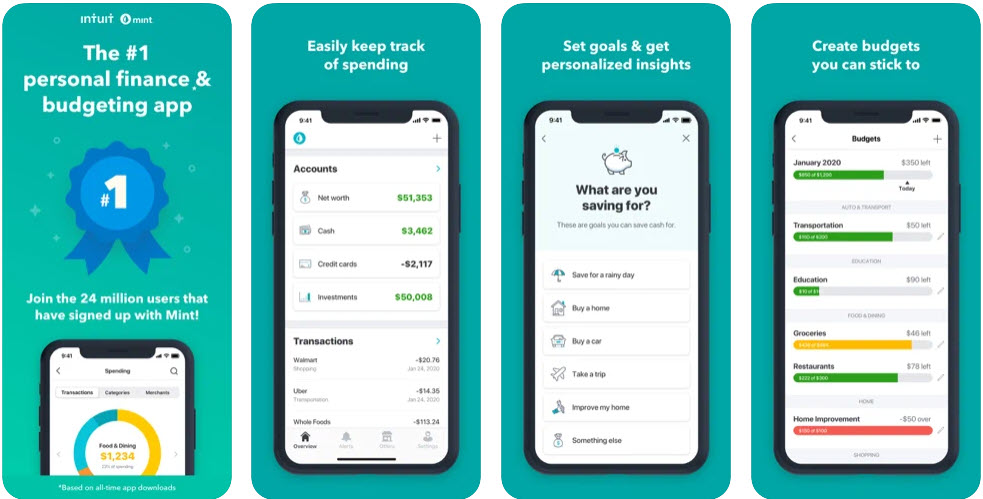 Mint Personal Finance - Top 8 Personal Finance Apps for iOS