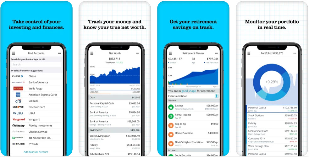 Personal Capital - Top 8 Personal Finance Apps for iOS