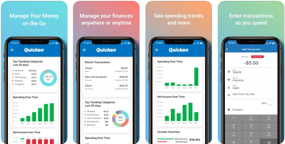 Quicken - Top 8 Personal Finance Apps for iOS