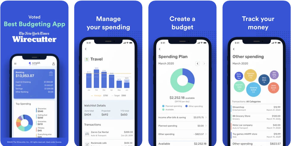 Simplifi - Top 8 Personal Finance Apps for iOS