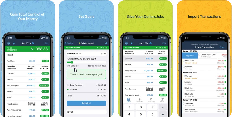 YNAB You Need A Budget - Top 8 Personal Finance Apps for iOS