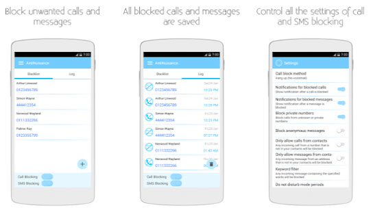 AntiNuisance - 10 Best SMS Blocker Apps For Android