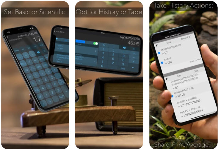 CALC Swif‪t - Top 10 Scientific Calculator Apps for iOS iPhone