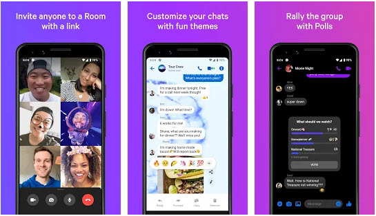 Messenger – Text and Video Chat for Free - 12 Best Video Call Android Apps For Better Call and Chat