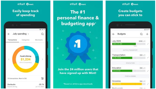 Mint Budget - Top Personal Finance Apps for Android