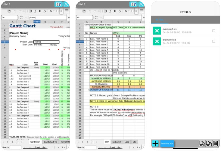 OffiXLS spreadsheet edito‪r - Top 8 Best Excel Viewer/Editor Apps For iOS iPhone