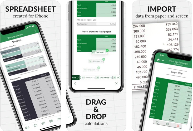 Sheetlet spreadsheet - Top 8 Best Excel Viewer/Editor Apps For iOS iPhone