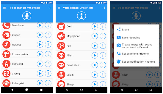 Voice Changer with Effects - 8 Best Call Voice Changer Apps For Android