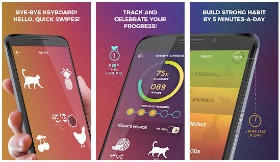 Drops 6 - The 9 Best Arabic Learning Apps For Android