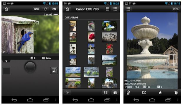 EOS - 7 Best DSLR Remote Camera Apps For Android