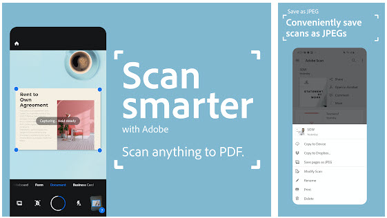 adobe scan 1 - 9 Best OCR Android Apps For Converting Image to Text