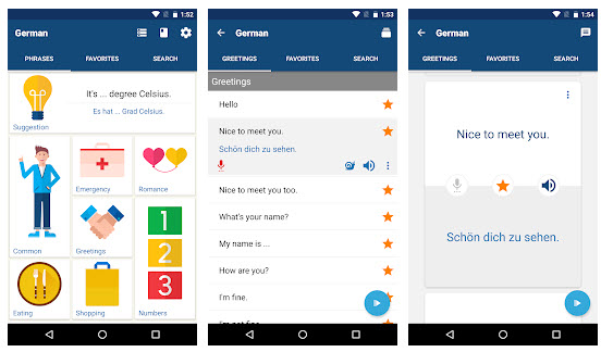 learn german phrases - 10 Best German Language Learning Android Apps