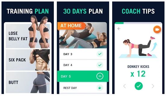 30 - 10 Best Women Workout Android Apps + Home Workouts