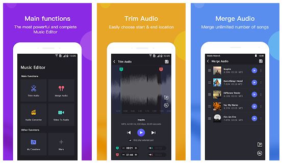 music editor - Top Audio Editing Apps for Android