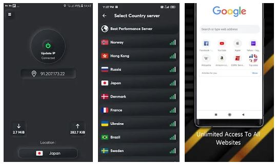 japan vpn - The 5+1 Best Japan VPN Android Apps