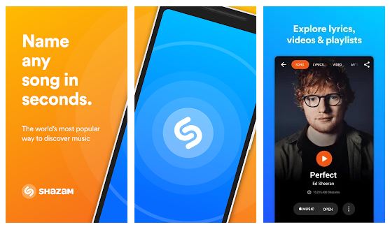 shazam - 6 Best Music Recognition Android Apps For music lovers!