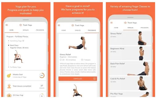 track - 8 Best YOGA Apps For Android