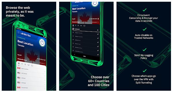 windscribe - 5 Best Split Tunneling Android VPNs For Specified Apps