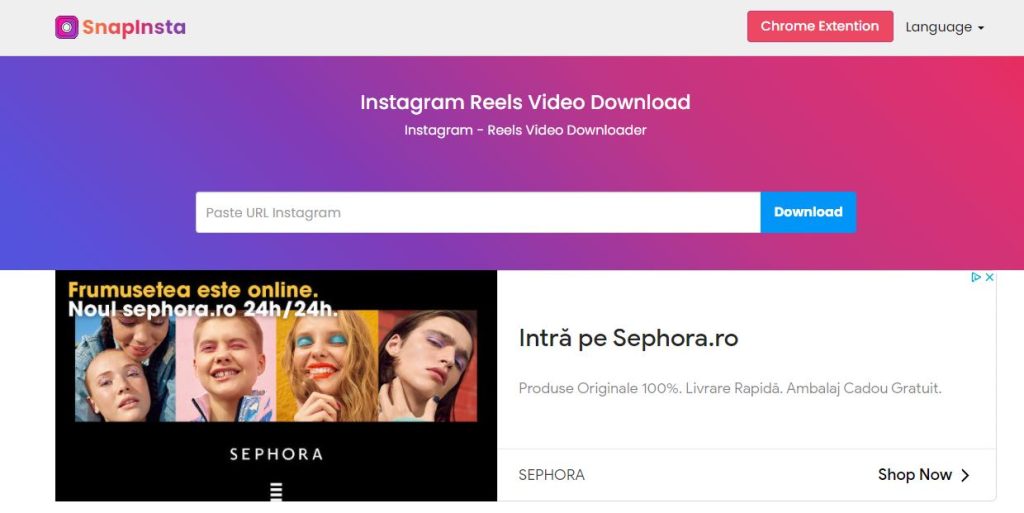 snapinsta - Best Online Instagram Reels Downloader For Free