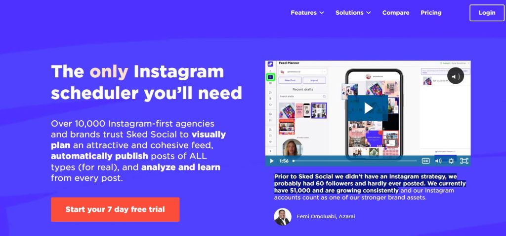 sked - Top Instagram Marketing Apps for Professionals