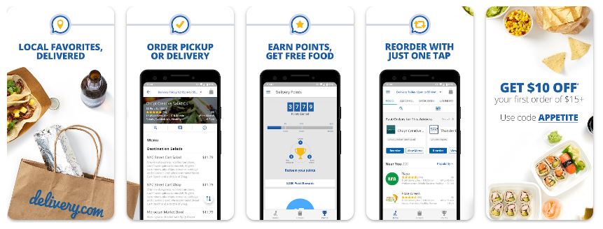 Delivery - Top 10 Food Delivery Apps in the USA