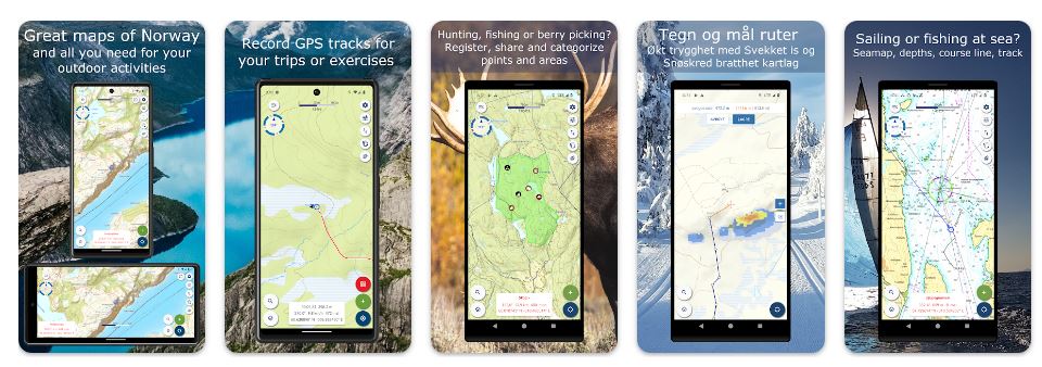 Outdoor Norway - Top Apps For Traveling in Norway With Car