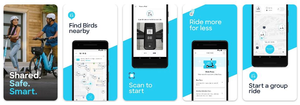 Bird - 10 Top Electric Scooter Rental Apps in Germany: A Guide for Travelers and Locals