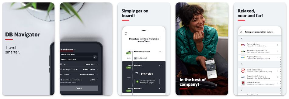 DB Navigator - Top Public Transportation Apps In Germany