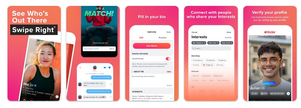 Tinder - Top Dating Apps in the USA: Find Your Perfect Match Online