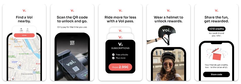Voi - 10 Top Electric Scooter Rental Apps in Germany: A Guide for Travelers and Locals